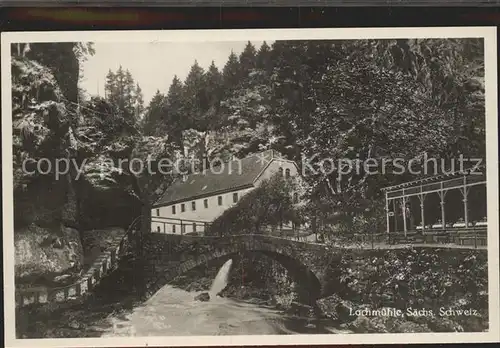 Lochmuehle Saechsische Schweiz Im Liebetaler Grund / Lohmen Sachsen /Saechsische Schweiz-Osterzgebirge LKR