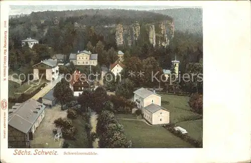 Schweizermuehle Saechsische Schweiz  Kat. Rosenthal Bielatal