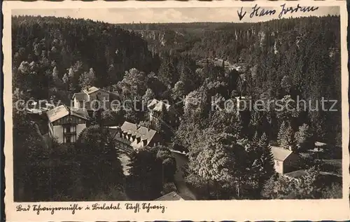 Schweizermuehle Saechsische Schweiz Kurhaus  Kat. Rosenthal Bielatal