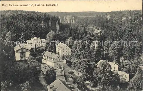 Schweizermuehle Saechsische Schweiz  Kat. Rosenthal Bielatal
