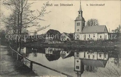 Dittersbach Duerrroehrsdorf Kirche 