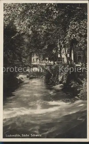 Lochmuehle Saechsische Schweiz Liebetaler Grund / Lohmen Sachsen /Saechsische Schweiz-Osterzgebirge LKR