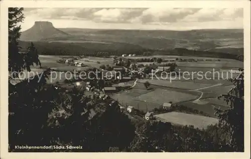 Kleinhennersdorf Panorama Kat. Gohrisch