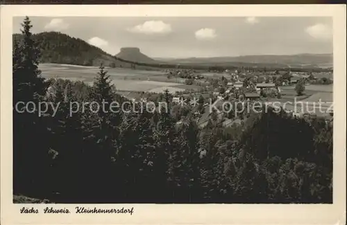 Kleinhennersdorf Panorama Kat. Gohrisch