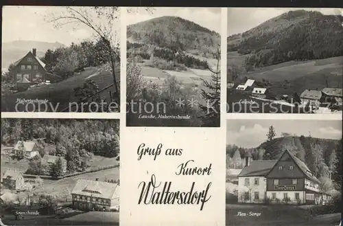 Waltersdorf Bad Schandau Lausche Hubertusbaude Grenzbaude Neu Sorge