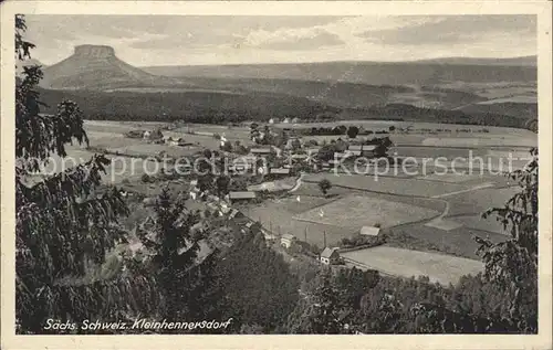 Kleinhennersdorf Panorama Kat. Gohrisch