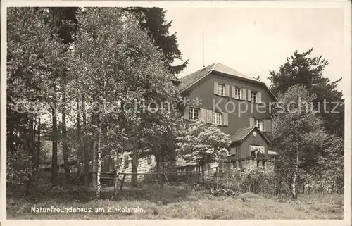 Schoena Elbe Naturfreundehaus am Zirkelstein Kat. Reinhardtsdorf Schoena