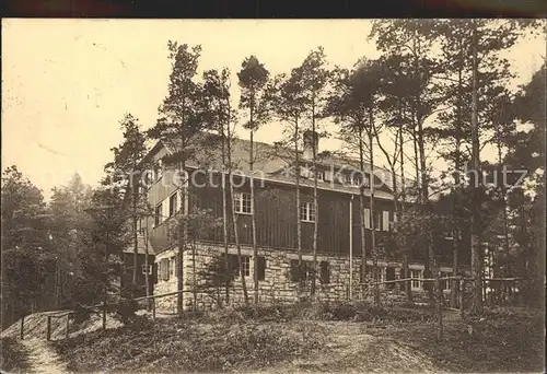 Schoena Elbe Naturfreundehaus am Zirkelstein Kat. Reinhardtsdorf Schoena