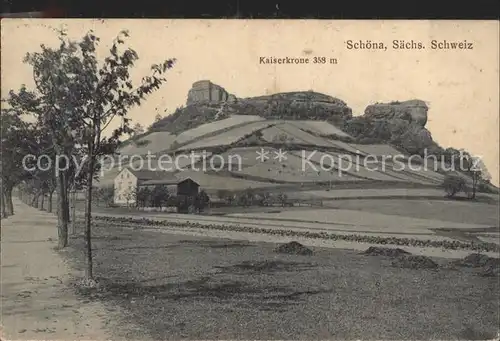 Schoena Elbe Kaiserkrone Kat. Reinhardtsdorf Schoena