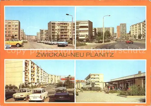 Neu Planitz Zwickau Wohnblocks Siedlung