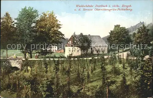 Zweibach Waldschaenke Kat. Breitenbrunn Erzgebirge