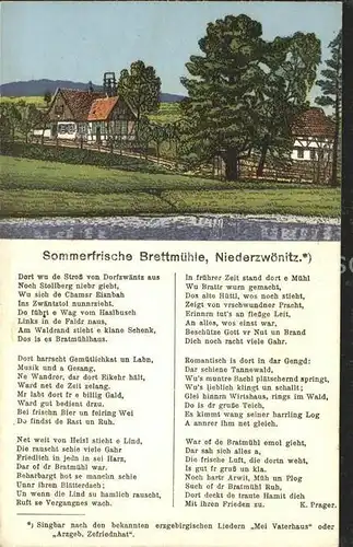 Niederzwoenitz Brettmuehle Kat. Zwoenitz