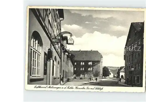 Melsungen Fulda Kasseler Tor Schloss Kat. Melsungen