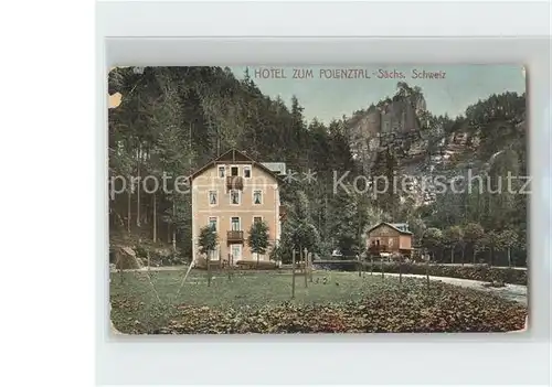 Polenztal Hotel zum Polenztal Kat. Hohnstein