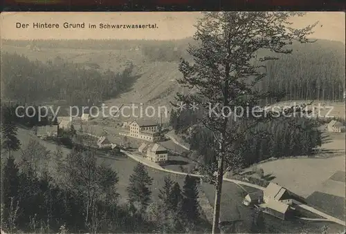 Zoeblitz Sachsen Der Hintere Grund im Schwarzwassertal Kat. Zoeblitz