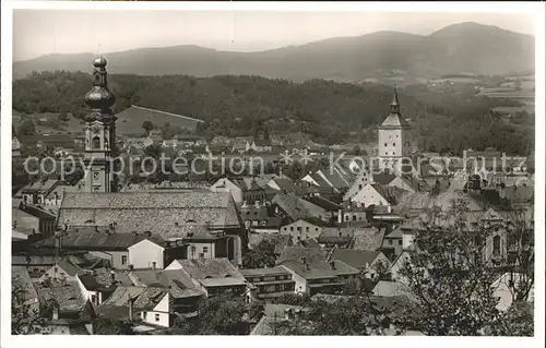 Deggendorf Donau Stadtblick Kirche Kat. Deggendorf