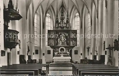 Deggendorf Donau Wallfahrtskirche Geyersberg Inneres Kat. Deggendorf
