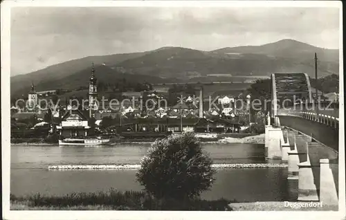 Deggendorf Donau Teilansicht Donaupartie Kat. Deggendorf