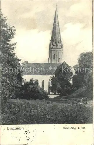 Deggendorf Donau Geiersberg Kirche Kat. Deggendorf