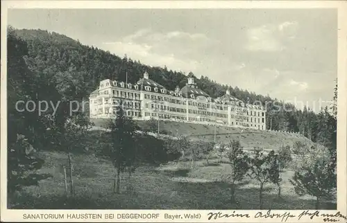 Deggendorf Donau Sanatorium Hausstein Kat. Deggendorf