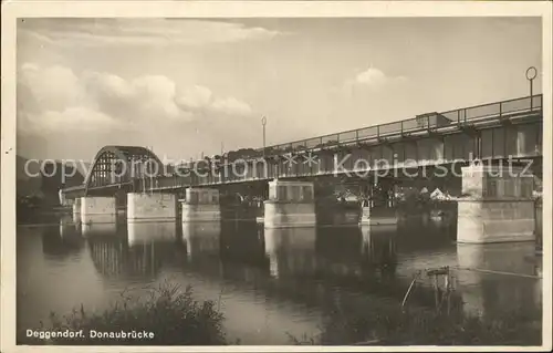 Deggendorf Donau Donaubruecke Kat. Deggendorf