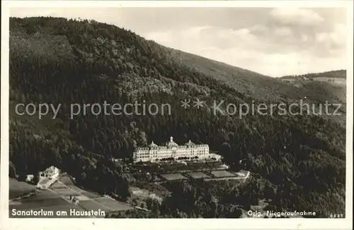 Deggendorf Donau Sanatorium am Hausstein Fliegeraufnahme Kat. Deggendorf