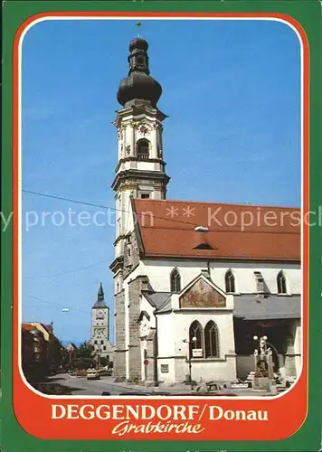 Deggendorf Donau Grabkirche Kat. Deggendorf