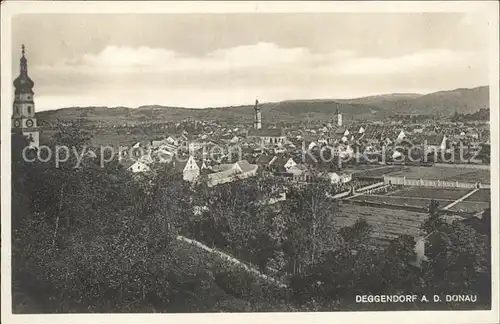 Deggendorf Donau Panorama Kat. Deggendorf