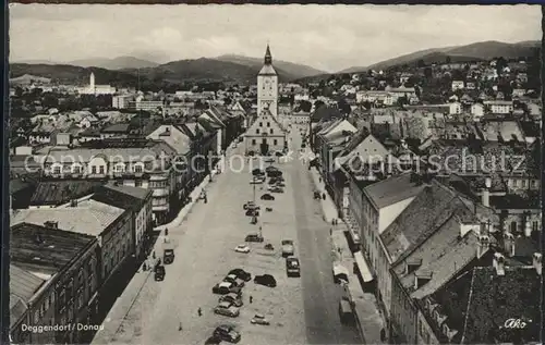 Deggendorf Donau Stadtplatz Rathaus Kat. Deggendorf