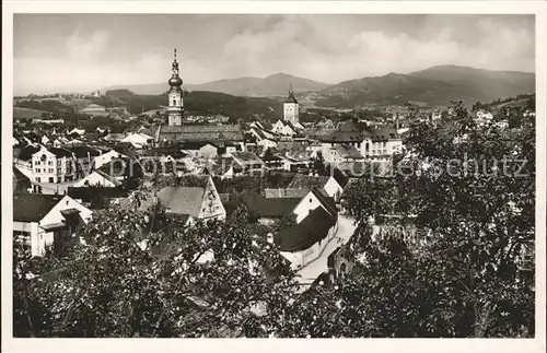 Deggendorf Donau Panorama Kirche Kat. Deggendorf