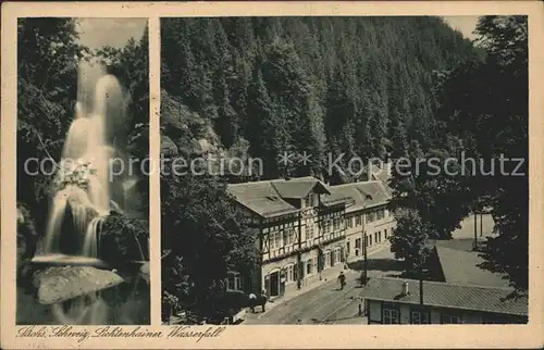 Saechsische Schweiz Lichtenhainer Wasserfall Restauration Kat. Rathen Sachsen