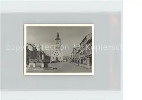 Deggendorf Donau Luitpoldplatz Marienbrunnen Rathaus Kat. Deggendorf