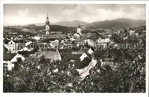 Deggendorf Donau Ortsblick Kirche Kat. Deggendorf