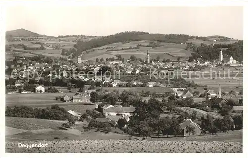 Deggendorf Donau Panorama Kat. Deggendorf