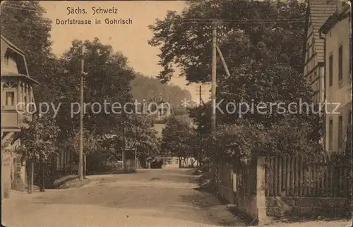 Gohrisch Dorfstrasse / Gohrisch /Saechsische Schweiz-Osterzgebirge LKR