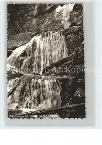 Riesloch Bodenmais Naturschutzgebiet Riesloch Oberer Wasserfall Kat. Bodenmais