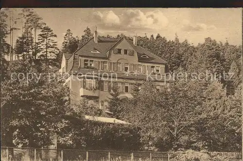 Oberrathen Diakonissenhaus Felsengrund Kat. Rathen Saechsische Schweiz