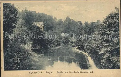 Buchholz Annaberg Waldschloesschen Park Kat. Annaberg Erzgebirge
