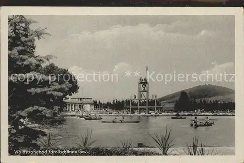 Gross Schoenau Goerlitz Waldstrandbad Kat. Goerlitz