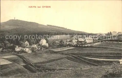 Hayn Oybin Panorama mit Blick zum Hochwald