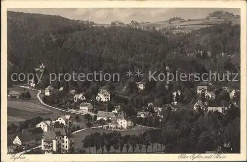 Ober Oybin mit Hain Zittauer Gebirge