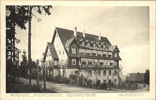 Oberbaerenburg Berghotel Friedrichshoehe Hoehenluftkurort /  /