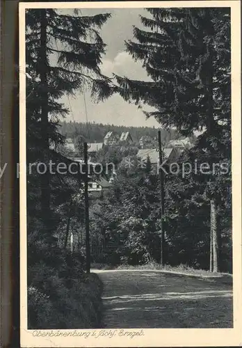 Oberbaerenburg Teilansicht mit Waldweg /  /