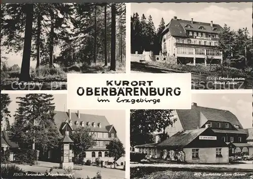 Oberbaerenburg FDGB- Erholungsheim Neues Leben Hochwald /  /