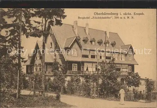 Oberbaerenburg Berghotel Friedrichshoehe /  /