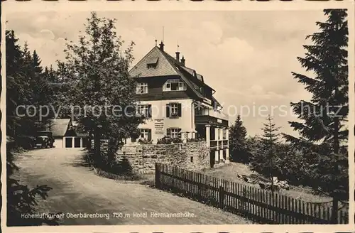 Oberbaerenburg Hotel Hermannshoehle /  /