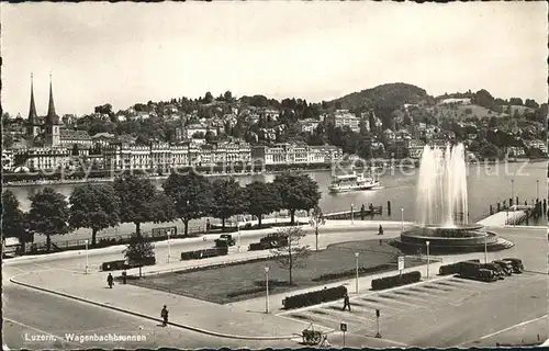 Luzern LU Wagenbachbrunnen Vierwaldstaettersee Kat. Luzern