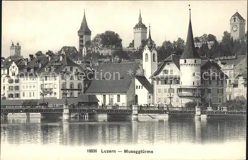 Luzern LU Museggtuerme Kat. Luzern