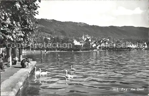 Zug Kanton Am Quai Kat. Zug