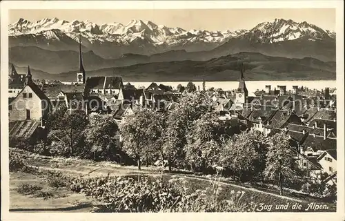Zug Kanton Alpen Kat. Zug